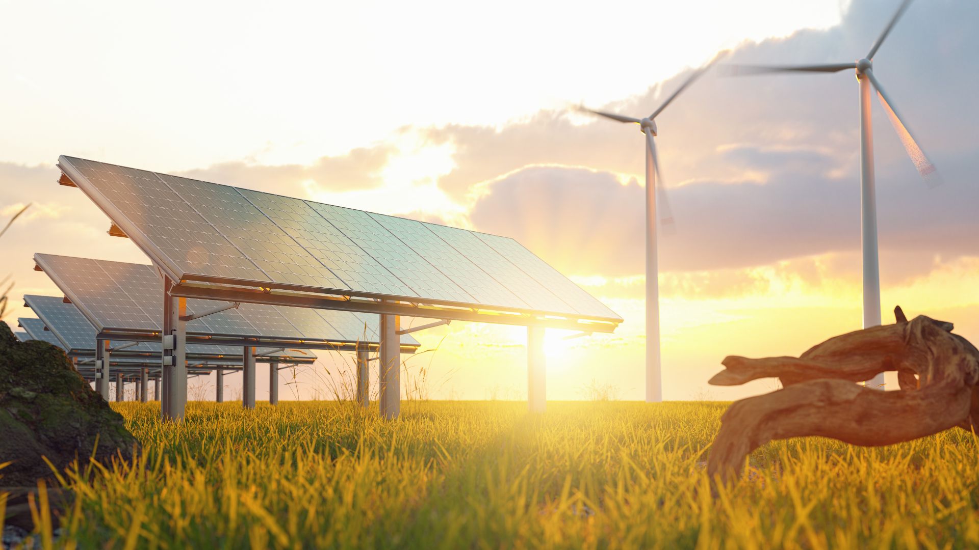 Les énergies renouvelables sont parfois implantées en pleine nature. © rcphotostock, Canva